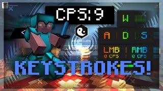 BEST KEYSTROKES AND CPS COUNTER MOD FOR MCPE Win10  Mobile  Bedezu Client For Minecraft [upl. by Skrap95]