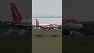 CLOSE UP A320 Takeoff at Stansted Airport [upl. by Otipaga]