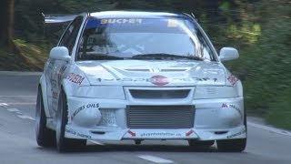 BEST OF Mitsubishi Lancer EVO at Swiss Hillclimb 2013 EVO VI VII VIII IX and X [upl. by Frederico]