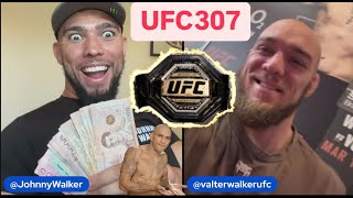 UFC 307 Alex Pereira VS Khalil Rountree Walker bets [upl. by Yllak]