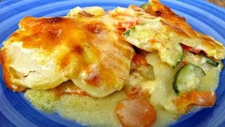 CREAMY VEGETABLE BAKE RECIPE [upl. by Ainocal]