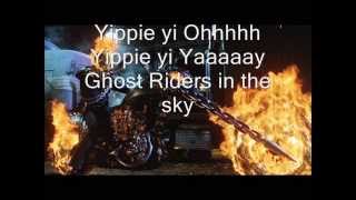 Spiderbait  Ghost Riders In The Sky Lyrics [upl. by Ayhdnas]