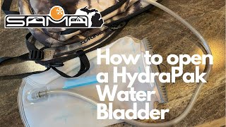 How to Open a HydraPak Water Bladder [upl. by Findley]