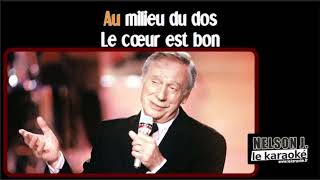 KARAOKÉ Yves Montand  La chansonnette [upl. by Luz]