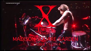 X JAPAN  MADISON SQUARE GARDEN 101114 [upl. by Jillene]