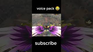 New voice pack said effect 😂  shorts viral trending himanshuyadavff1 funny freefire [upl. by Nyrrad]