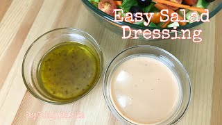 Easy Salad Dressings  Really Quick [upl. by Ariada]