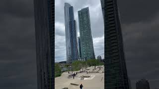 Skateboard Park Under Skyscrapers in Chicago skatepark chicago skyscrapers chicago travelspor [upl. by Ahsiekel]