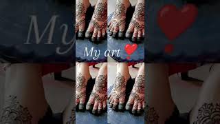 Neha mehndi artist shortsvideo subscribe for more videos 👍 [upl. by Notlew]