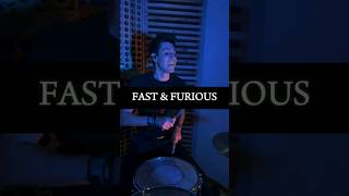 DOMINICS STORY  FAST amp FURIOUS drumcover by Raven n Roll [upl. by Ayekat476]