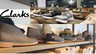 Clarks Shoes Sandals Outlet Sale 2 FOR 99 Mens and Womens Shop With Me [upl. by Ellinet]