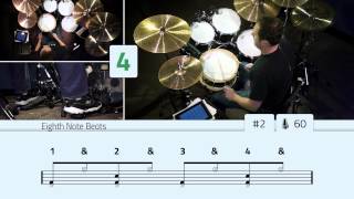 Eighth Note Drum Beats [upl. by Freytag464]