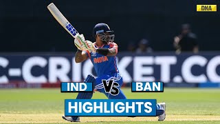 IND Vs BAN Highlights Warm Up Match Team India Beat Bangladesh By 60 Runs I T20 World Cup 2024 [upl. by Bruning]