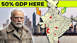 Why 5 Districts Contribute of 50 of INDIAN GDP [upl. by Enneyehs177]