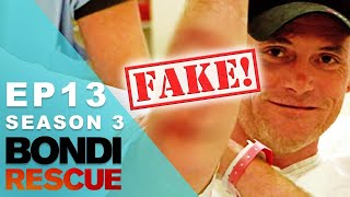 Man FAKES Shark Attack  Bondi Rescue  Season 3 Episode 13 OFFICIAL UPLOAD [upl. by North]