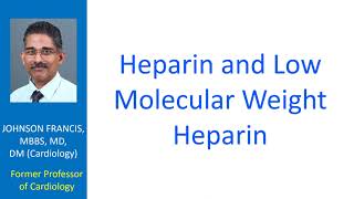 Heparin and low molecular weight heparin [upl. by Etiuqal]