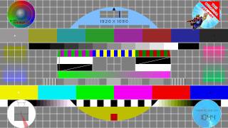 Test pattern amp monitor calibration chart [upl. by Hartzell]