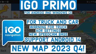 IGO Primo Europe amp England 2023 Q4 New Map For Truck amp Car Support Android 14 Download link 📥 [upl. by Myrvyn]