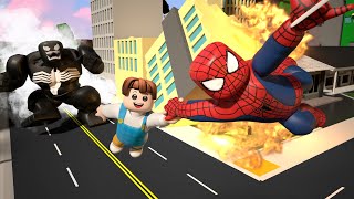 ROBLOX Brookhaven 🏡RP SPIDERMAN Adopt Poor Child  ROBLOX MASTER [upl. by Ahtekahs688]