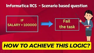 Informatica IICS scenariobased interview Question and Answer  Abort logic [upl. by Gregory]