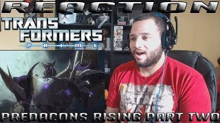 Transformers Prime Predacons Rising Movie Part Two REACTION [upl. by Parsifal]