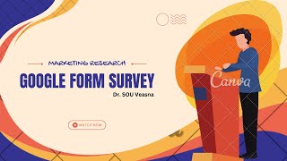 Marketing Research Questionnaire Design by Google Form [upl. by Lacagnia602]