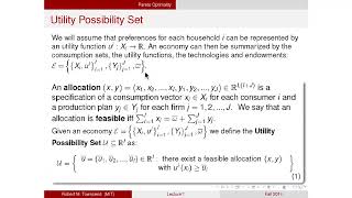 Lecture 7 Pareto Optimality [upl. by Llewoh]