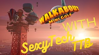 Walkabout mini golf Around the World in 80 Days with family Foxhunt [upl. by Ariay316]