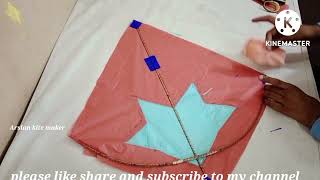 Machar pari kite banane ka tarika Machar kite making at home sticks Arslan kite maker [upl. by Aromas]