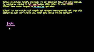 Bölme Problemi Gol Sayıları Aritmetik  Çarpma ve Bölme [upl. by Redlac]