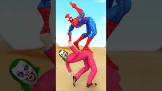 Who is Stronger Spiderman vs Joker Venom Aquaman gta spiderman funnyvideo homemaranha [upl. by Alacim340]