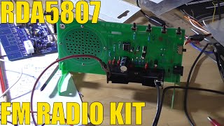 RDA5807FP FM Radio Kit BUILD [upl. by Eugatnom590]