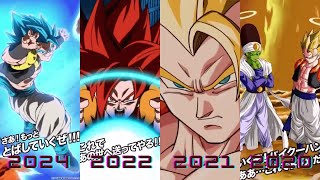 Evolution of Gogeta Animations 20162024 DBZ Dokkan Battle [upl. by Spenser]