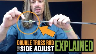 The Warmoth Double Truss Rod amp Side Adjustment Mechanism Explained [upl. by Dlareg]