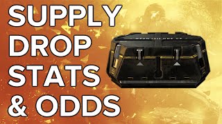 Advanced Warfare In Depth Supply Drop Stats amp Odds [upl. by Cyprian]