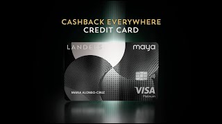 Get your Cashback Everywhere Credit Card by Maya today [upl. by Naihtsirc]