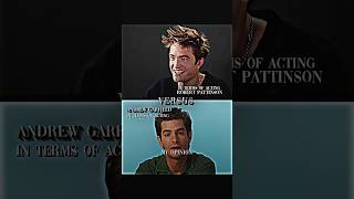 Robert Pattinson vs Andrew Garfield  Requested By DEVMONVIL robertpattinson andrewgarfield [upl. by Ecidnac296]