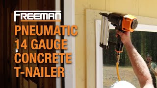 14 Gauge Concrete TNailer  Freeman PCTN64 [upl. by Odlanir]