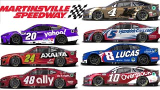 2024 NASCAR CUP SERIES PAINT SCHEME PREVIEW FOR THE COOK OUT 400 AT MARTINSVILLE [upl. by Ylnevaeh]