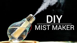 how to make humidifier at home  DIY ultrasonic mist maker [upl. by Eidolem55]