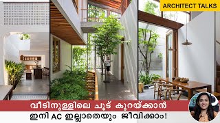 Natural Ventillation House Design I Cross Ventillation Kerala Style House Design [upl. by Macintyre]