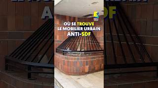 Où se trouve le mobilier urbain antisdf  shorts [upl. by Eilsel]