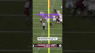 Clemson has Field Goal blocked [upl. by Edrahs]