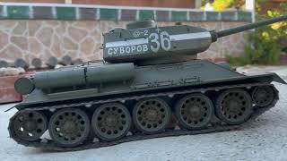 TAIGEN 116 RC  RUSSIAN T3485  OBSTACLE TEST [upl. by Purdum]