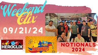 Heroclix Weekend 92124 PH Notionals 2024 [upl. by Werdnaed]