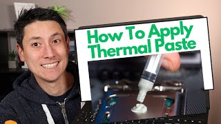 How To Correctly Apply Thermal Paste  CPU Thermal Paste Tutorial [upl. by Rebmyt]