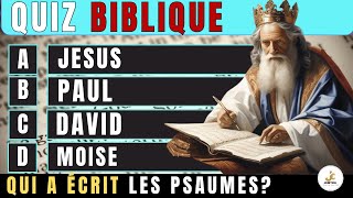 Quiz Biblique  15 QUESTIONS DIFFICILES sur la Bible  Jeux Biblique en FRANCAIS bible quizbible [upl. by Gan]