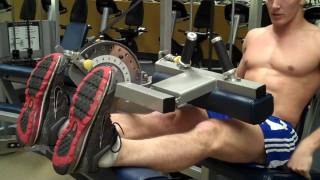 How To Seated Leg Curl Cybex [upl. by Erolyat]