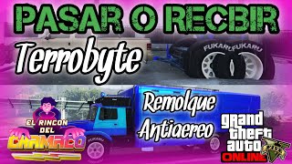 🍀New🍀 Como Recibir o Pasar Remolque Antiaereo y Terrobyte a Amigos Facil y Rapido Gta 5 Online Gta V [upl. by Sivahc]