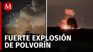 Explota polvorín en la comunidad de Peñuelas Irapuato estallido se sintió en varias zonas [upl. by Inalaeham772]